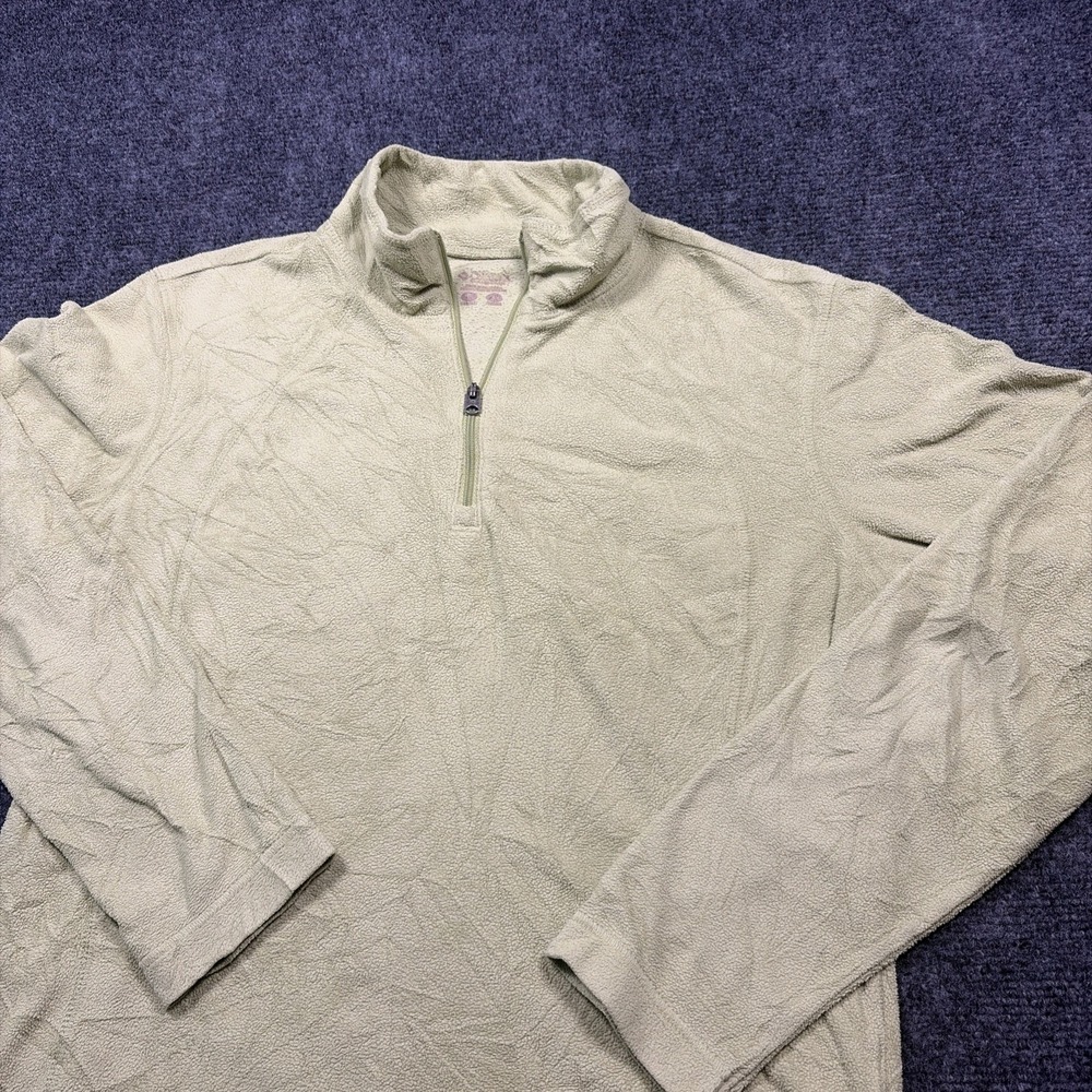 Columbia Lime Green Pull Over Half Zip M